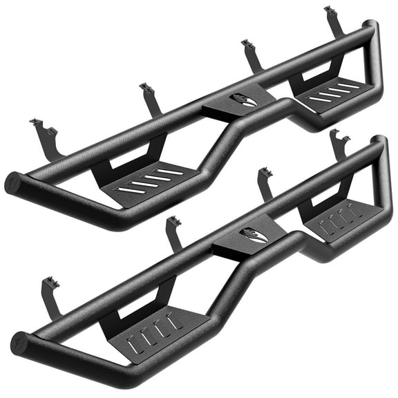 Tyger Auto Tyger Kobra Running Boards Compatible with 2022-2026 Toyota Tundra | CrewMax | TG-KB2T25010 | Textured Black Drop Step Rail