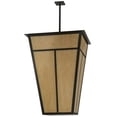 thumbnail image 4 of Meyda 149259 36 in. Square T Mission Pendant, Timeless Bronze & Earth Marble, 4 of 5
