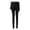 Black, variant on Women 3d Cellulite Leggings Plus Size Workout Yoga Pants Stretchy Yoga Pants Bell Bottom Leggings for Workout Running Athletic Activewear