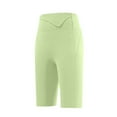 thumbnail image 3 of Hienoo Womens Biker Shorts Tight Quick Drying High Rise Pocket Athletic Shorts, Sizes S-XL, 3 of 3