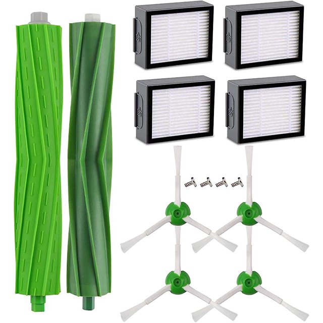 Kit de repuesto de accesorios compatible con aspiradoras I7 I7+ I7 Plus Series y E5 E6 E7 - 14 piezas