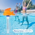 thumbnail image 5 of Muyoka Termómetro de piscina Boya flotante Termómetro de piscina con gran pantalla de lectura EZ Estilo de dibujos animados Temperatura del agua Tubo de ensayo Fahrenheit y Celsius Compatible para pis Muyoka Hogar, 5 of 5