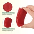 thumbnail image 3 of Uxcell 2 Pack 0.59" ABS Door Stoppers for Bottom Door Stop Wedge, Red, 3 of 6