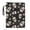 Skulls Celestial Symbols, variant on HELLHERO Skulls and Roses Pattern 1 pc Notebook Wraps with Zipper Retro Book Cover Carrying Case with Handle for Librarian Storage & Portability