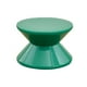 thumbnail image 2 of Taburete de sofá con forma de reloj de arena, mesita de noche, mesa auxiliar decorativa redonda pequeña, mesa auxiliar para sala de estar, decoración 2 niveles, 2 of 10
