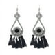 thumbnail image 4 of Pendientes geométricos de moda étnicos bohemios con borlas largas para mujer, azul, 4 of 4