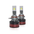 thumbnail image 1 of A3 LED Bulbs 10-32V 60W 6000LM 6000K High Brightness Headlight Conversion Kit IP68Pack Of 2, 1 of 9