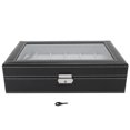 thumbnail image 1 of Display Case, With Small Pillows Pu Leather Material Watch Box, Earrings For Cufflinks, 1 of 8