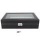 thumbnail image 2 of Caja de reloj Caja de almacenamiento de reloj Caja de almacenamiento Caja de almacenamiento de exhibcon Almohadones Pequeos Aspecto Elegante y Diseo Cuidadoso Caja de Reloj, Vitrina, Aretes para Gemel, 2 of 8