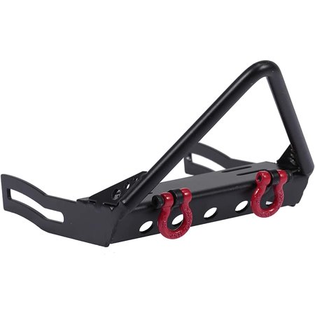 Triangle Bumber Front Bumper,Steel Front Bumper Triangle Bull Bar with Shackles for 1/ ...