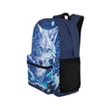thumbnail image 2 of Psesaysky Moonlight Wolf Print Backpack Set 17 Inch Kids Backpack Kids School Bag for Boys Girls Outdoor Sports Rucksack, 2 of 7