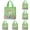 Easter green, variant on Five Easter Non-Woven tote Bags, 29*27*12Cm,Happy Easter Bunny Bags with Handles Disposable Non Woven Bags for Easter Takeout and Packaging