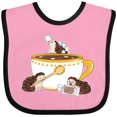 thumbnail image 3 of Inktastic Cute Hot Chocolate Hedgehogs Boys or Girls Baby Bib, 3 of 4