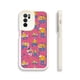 thumbnail image 1 of Destaca entre la multitud con una genial funda plateada mate con estampado de dibujos animados para iPhone, 1 of 4
