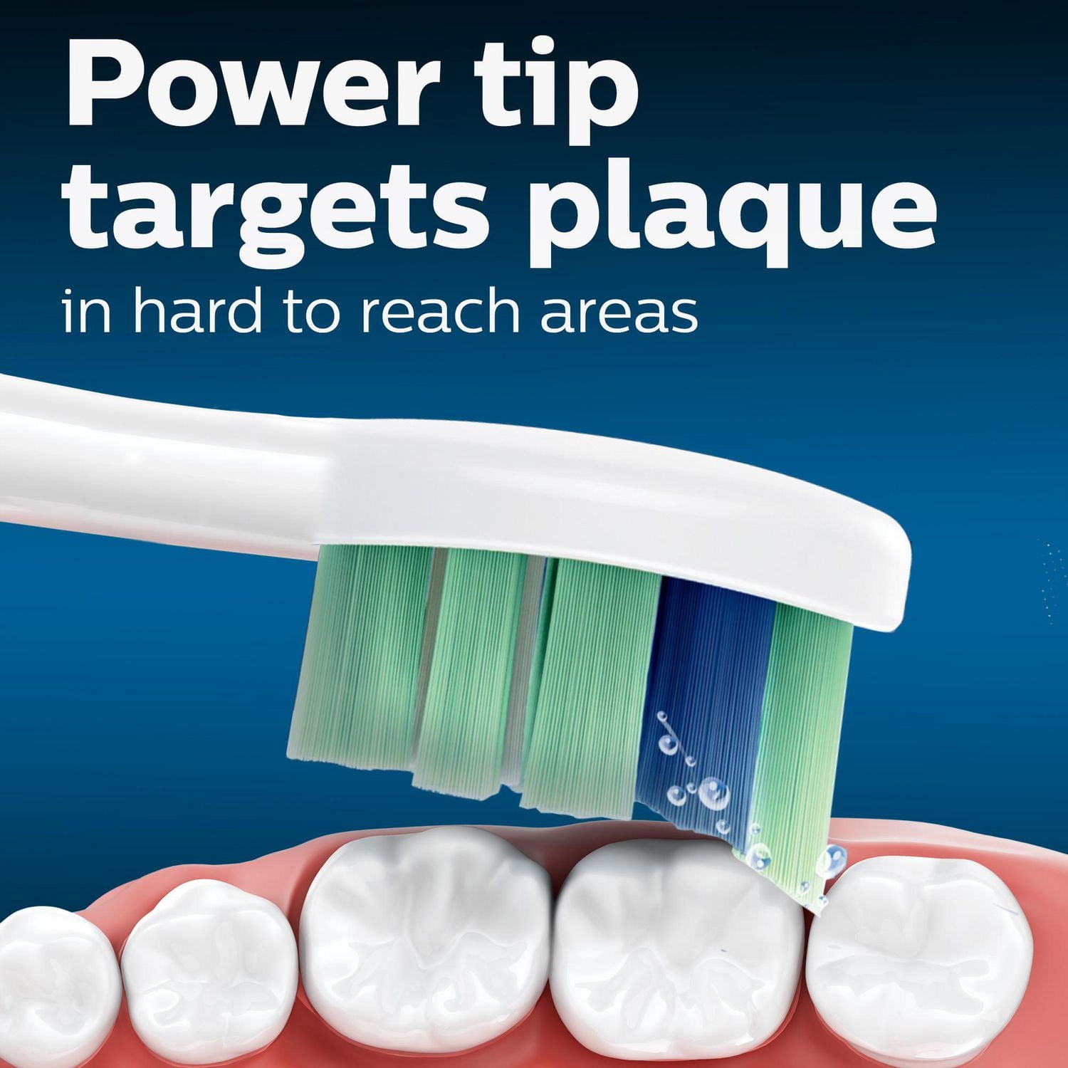 Philips Sonicare Têtes de Brosse Contrôle Optimal de la Plaque, 3 unités, HX9023/02, Blanc