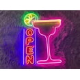 thumbnail image 3 of Glowneon Cocktail Bar Neon Sign, Beer Pub Neon Light Decor, 3 of 4