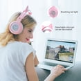 thumbnail image 2 of SOMIC G951 Pink Virtual 7.1 Channel Auriculares para juegos Oreja de gato, 2 of 8