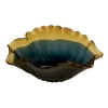 Woodland Imports Stylish Patterned Glass Flared Decorative Bowl