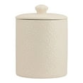 thumbnail image 2 of 10 Strawberry Street Hampton Embossed 3 Piece Ceramic Canister Set, White, 2 of 3