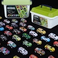 thumbnail image 3 of Pull Back Cars Toys Set Friction Power Alloy Casting Vehicles Mini Racing Cars Toys For Kids Christmas Birthday Party Gifts, 3 of 8