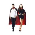 thumbnail image 3 of Cape, Unisex Adult Cape with Hood, Halloween Christmas Cape, Vampire Witch Cape, Cosplay Costume, 3 of 5