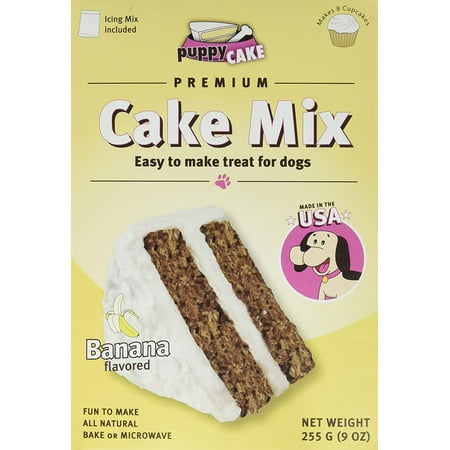 Banana Cake Mix and Frosting for Dogs, 4.9 out of 5 stars! By Puppy (Best Banana Cake With Cake Mix)