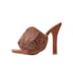 thumbnail image 2 of Pantuflas sexis de tacón alto con cabeza cuadrada de felpa para mujer Wmkox8yii hj789, 2 of 4