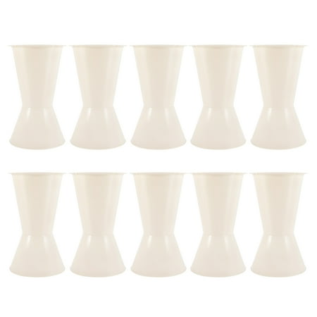 

NUOLUX 10pcs Plastic Flower Stand Flower Wedding Flower Bouquet Holder for Flower Shop