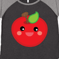 thumbnail image 4 of Inktastic Smiling Apple Women's Plus Size T-Shirt, 4 of 5