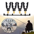 thumbnail image 4 of Caña de pescar portátil Pesca Goal Post Cañas de pescar Crossbar 45cm Negro kusrkot Barra de zumbido de descanso de caña de pescar, 4 of 8