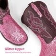 thumbnail image 6 of DREAM PAIRS Girls' Glitter Cowgirl Boots, Mid Calf Western Cowboy Boots for Toddler, Little & Big Kids, 6 of 6