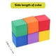thumbnail image 4 of 102pcs Cube geométrico bloque de aprendizaje educativo niños juguete de juguete geométrico cubo, 4 of 5