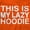 Orange, variant on This Is My Lazy Hoodie Slacker Hoodie Sweatshirt Women Men Brisco Brands S