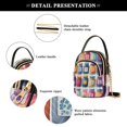thumbnail image 4 of FORMRS Crossbody Bag for Women Quilted Travel Shoulder Cell Phone Purse with Chain Strap Handbag, Blue Jam Jars, 4 of 7