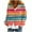 X-b-Multicolor, variant on Fancy Sweaters for Women Cardigan Jacket Sweater Tunic V Neck Sweaters Cardigans Woman Fall Coat Striped Cardigans S-28 Multicolor XXL