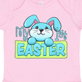 thumbnail image 4 of Inktastic My First Easter Cuddly Blue Bunny Boys or Girls Baby Bodysuit, 4 of 5