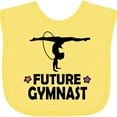 thumbnail image 3 of Inktastic Future Gymnast Cute Girls Girls Baby Bib, 3 of 4
