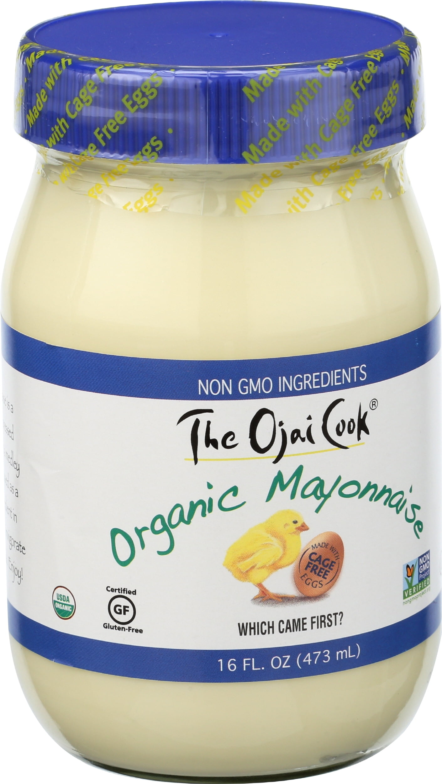 Pack of 6, The Ojai Cook Organic Mayonnaise, 16fl oz