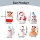 thumbnail image 3 of Figuras navideñas en miniatura, 6 piezas de resina, Papá Noel, muñeco de nieve, adorno navideño, mini adornos de invierno, accesorios de jardín para manualidades, decoración de fiesta navideña., 3 of 7