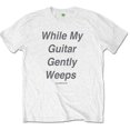 thumbnail image 1 of The Beatles - Camiseta My Guitar Gently Weeps Estampado en Espalda para Adultos Unisex (Blanco), 1 of 2