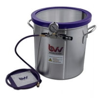 BVV Best Value Vacs 10 Gallon Aluminum Side Mount Vacuum Chamber