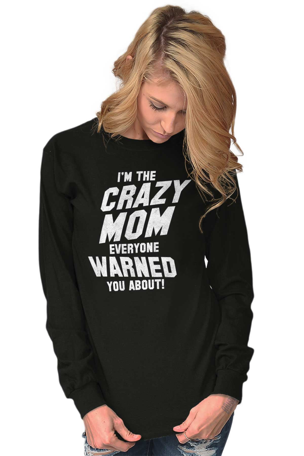Details about   I Love My Crazy Mom Family Photo Mother's Day Cool Mom  Toddler Raglan Shirt 