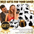 thumbnail image 2 of Black Cats Blanket Throw Super Soft and Cozy Blankets for Home Decoration, Couch, Bed, Sofa Small for Kids for All Seasons Black Cats Small for Kids, 2 of 7