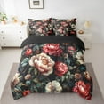 thumbnail image 2 of Homewish Teenagers Adults Retro Chic Floral Peony Twin Bedding Sets 7-Piece,Vintage Aesthetic Bedding Comforter Set Microfiber,Luxury Exotic Style Breathable Sheet Sets,Breathable Home Decor, 2 of 8