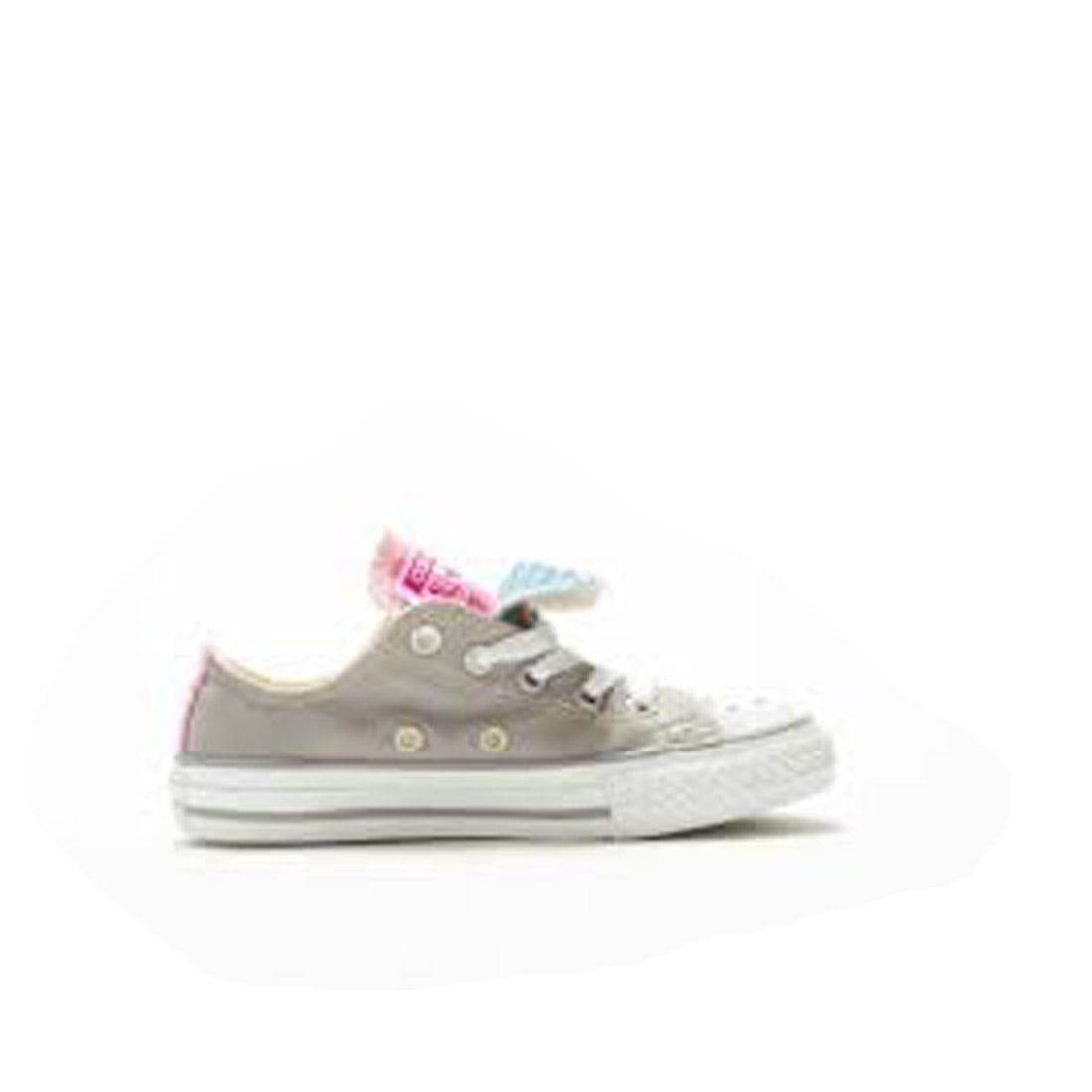 uddøde grill Barn Converse Chuck Taylor All Star Double Tongue Star Perf Ox Unisex/Child Shoe  Size Little Kid 3 Casual 647639F Gray/Pink - Walmart.com
