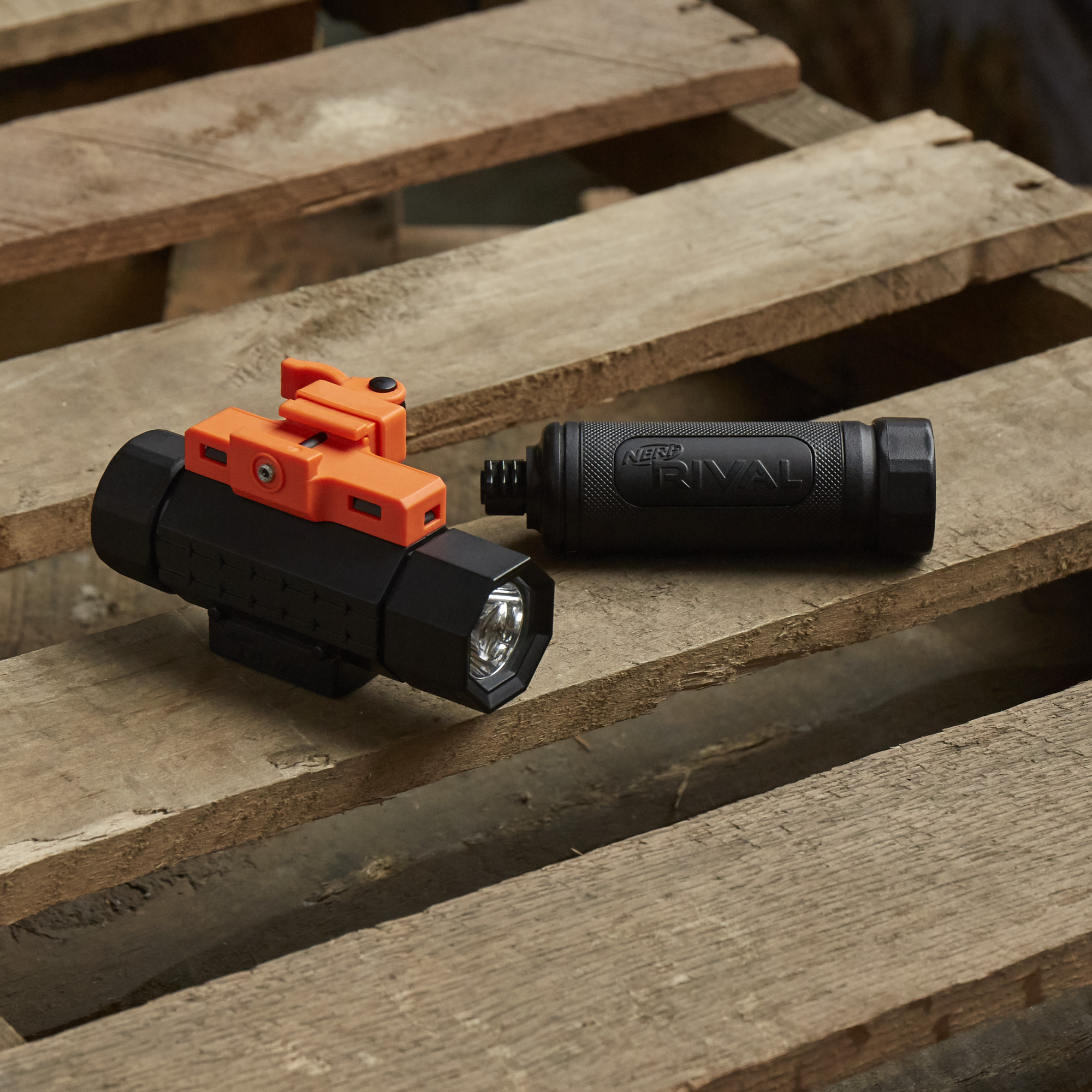 nerf flashlight grip