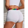 thumbnail image 2 of Women's Underwear Cotton Boxer Briefs Anti Chafing Boyshorts Panties with Crotch 3 Pack, 2 of 10