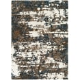 thumbnail image 3 of Mark&Day Area Rugs, 2x3 Dun Modern Shag Teal Area Rug, Brown White Blue Carpet for Living Room, Bedroom or Kitchen (2' x 3'), 3 of 7