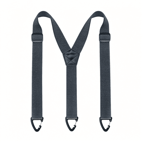 OQRKI Hidden Suspenders for Men under Clothes with 3 Snap Loop (1.5" Wide)