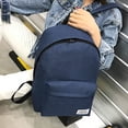 thumbnail image 3 of Student Solid Color Canvas Backpack Bag Fashion Travel College Style Backpack, 3 of 5
